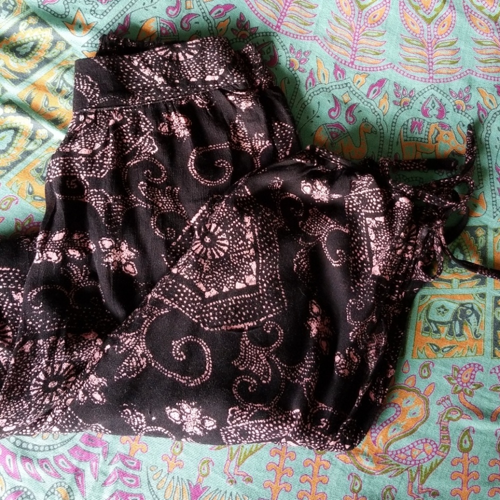 Urban Outfitters boho pants w ankle ties